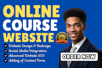 kajabi website design thinkific teachable online course website simplero website