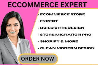 build redesign or migrate your ecommerce store revamp shopify or etsy website
