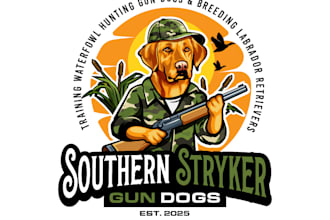 design gorgeous hunting logo