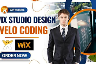 redesign wix studio wix velo code html css, wix dynamics page wix cms, bugs fix
