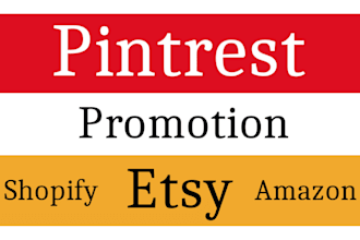 promote etsy, shopify, ebay, amazon, to my 1m pinterest
