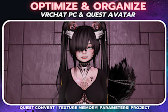 optimize and organize your vrchat avatar pc or quest