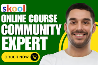 write and setup skool course content creation skool credit repair course