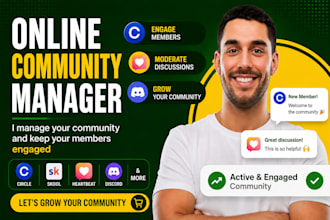 manage your online community and keep your members engaged