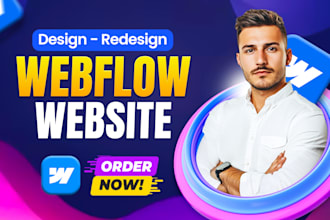 design webflow website webflow landing page develop webflow redesign webflow
