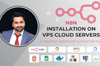 setup n8n workflow automation server with custom domain and SSL