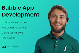 build a bubble web app with essential features