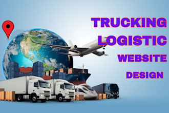 create logistics website, dispatch, freight broker, trucking, cargo website