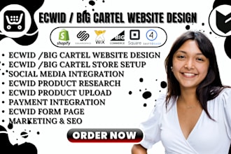 redesign ecwid big cartel store bigcommerce shift4shop ecwid big cartel website