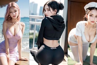 make hyperrealistic ai influencer models for instagram, any social media nsfw