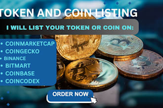 do coin listing, ico listing, token listing, on lbank, coingecko, coinmarketcap