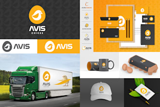 design premium brand identity, branding kit, and modern minimalist logo