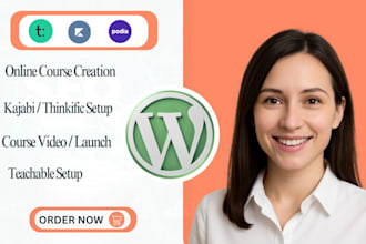 setup online course website on mighty networks podia,thinkific,kajabi,teachable