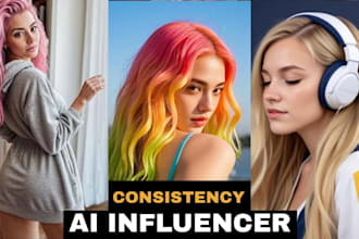 create realistic ai generated ai influencer model for social media, onlyfans