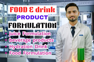 formulate energy drinks, food products, beverage, juices, supplement and recipes