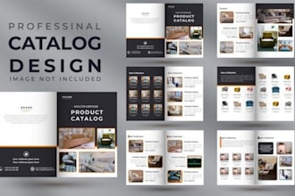 design sell sheet, product catalog, lookbook, magazine, sales flyer, one pager
