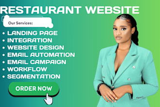 design restaurant website food catering website food cafe website food truck
