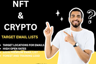 do nft crypto investor email leads for targeted marketing and promotions