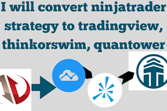 convert ninjatrader strategy to tradingview, thinkorswim, quantower