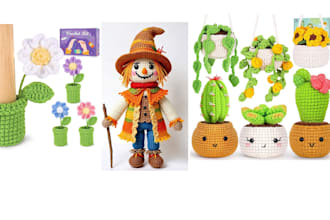 write amigurumi crochet pattern with step by step photo and video tutorial, est