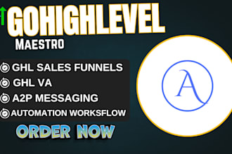 do gohighlevel a2p, ai saas website design, sales funnel design, ghl va