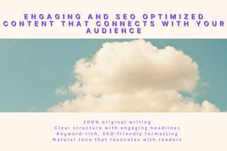 craft insightful research based articles for your company