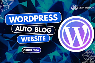 wordpress auto blog website redesign wordpress auto blog website design