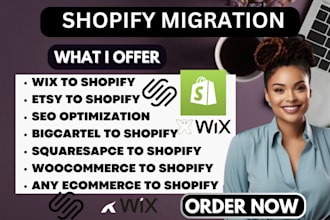 migrate or clone woocommerce squarespace bigcartel etsy ecwid weebly to shopify