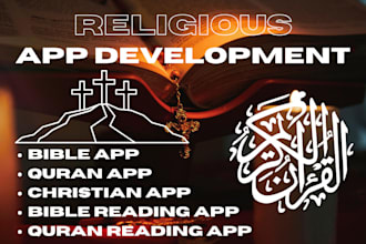 develop bible app, christian app, quran app, religious app, bible reading app