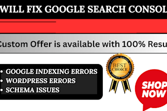fix google search console errors, shopify SEO indexing issue
