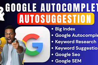 do google autocomplete and autosuggestion for keywords