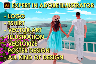 do adobe illustrator illustration, vector tracing, manually vectorize logo