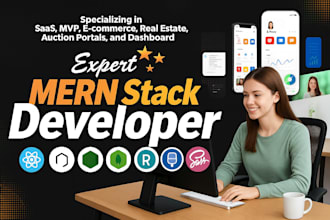 develop full stack web app, backend frontend using django,react next js,laravel