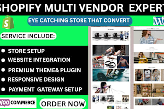 build shopify multi vendor website create shopify multi vendor ecommerce website
