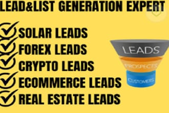generate bulk crypto investors leads, fresh forex lead, crypto email, coinbase