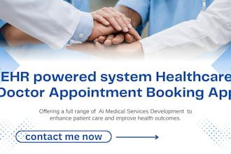 build ehr powered app, ai doctor appointment booking app, realtime ibm watson