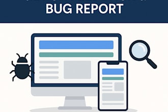 test your website or mobile app and deliver a UX report with bugs