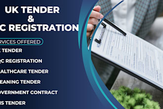 win UK tender full cqc registration healthcare cleaning tender and procurements