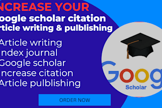 increase google scholar citation writing and publication research article