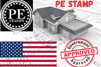 draw, review, stamp florida, alabama, USA architectural and engineering drawing