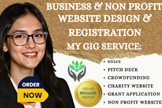 non profit website for charity donation fundraising 501c3 crowdfunding ngo