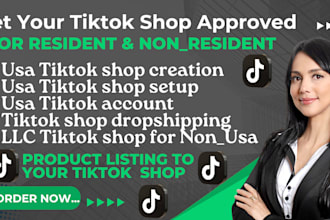 create USA tiktok shop USA tiktok account USA tiktok shop primary representative