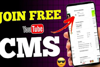 obtain and secure youtube cms, mcn account for personal and brand