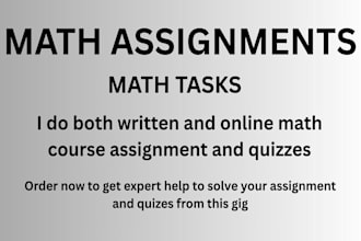 work on any math task or project