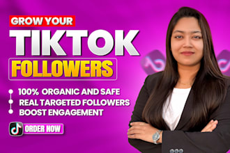 promote, manage and grow your tiktok account followers organically