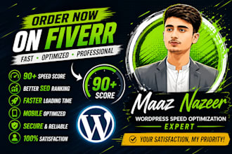 do wordpress speed optimization and increase page speed score