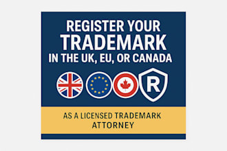 l file or defend trademark oppositions with uspto, UK, eu, canada attorneys