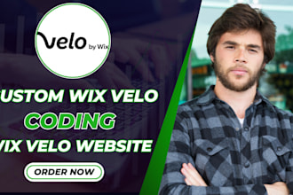 create a high quality wix website perfectly with wix velo and advanced wix code