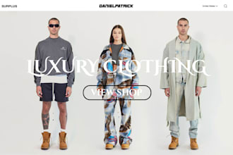 design luxury clothing shopify store y2k store streetwear store clothing website