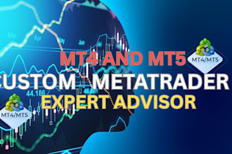 create custom metatrader 4, 5 experts advisor development automated trading
